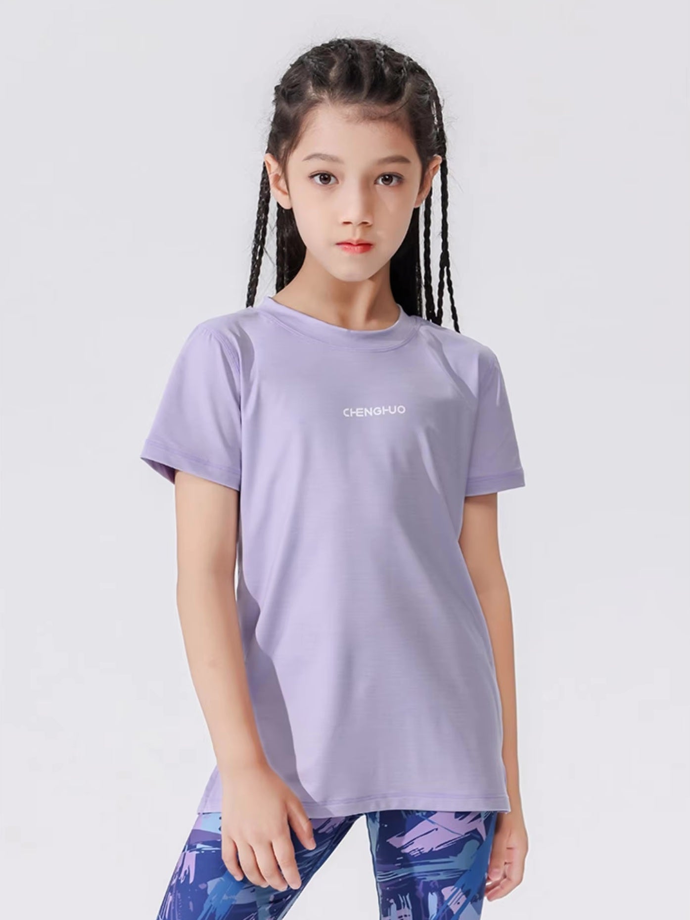 キッズハイストレッチ速乾Tシャツ