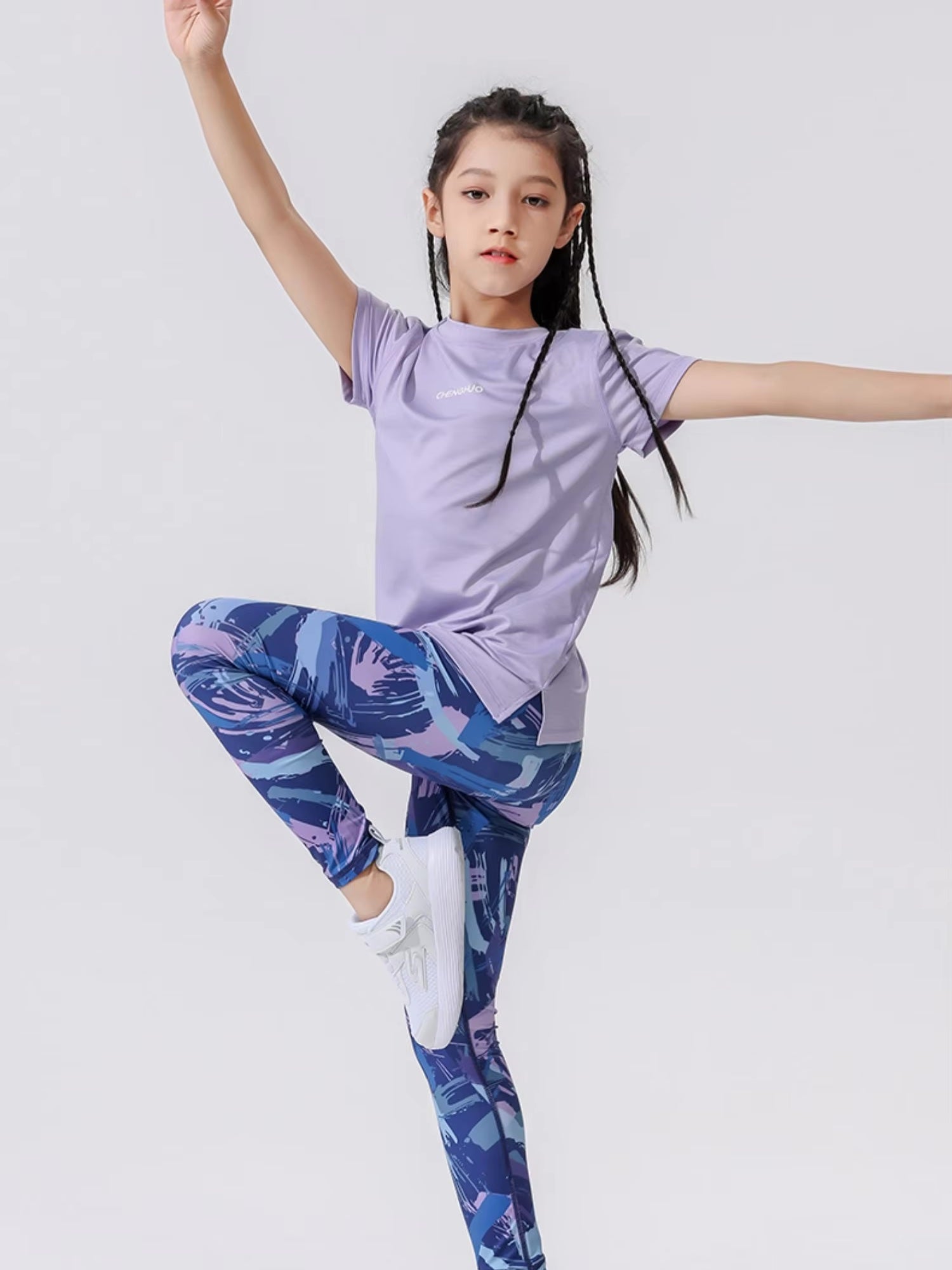 キッズハイストレッチ速乾Tシャツ