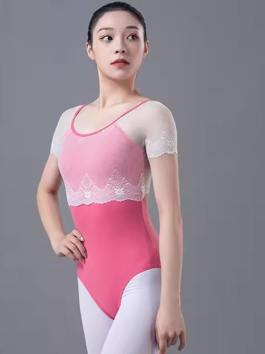 クラシカルレース バレエレオタード