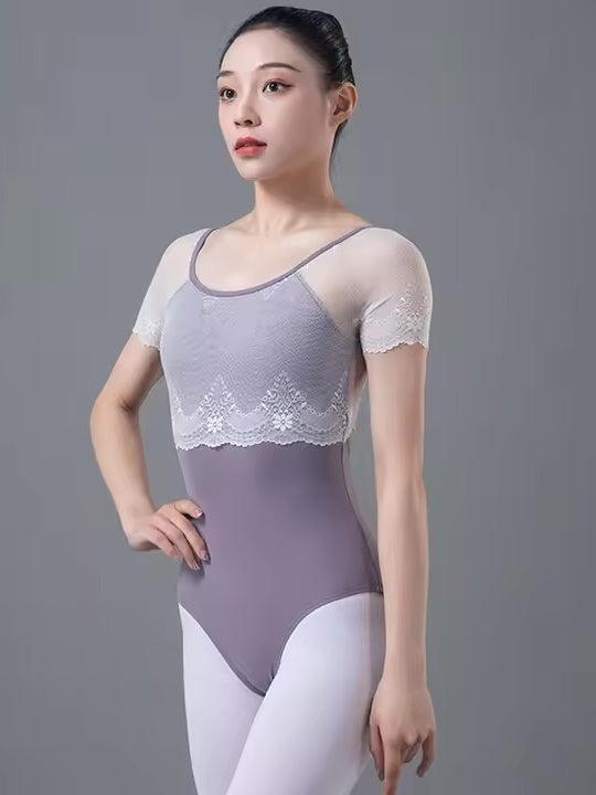 クラシカルレース バレエレオタード