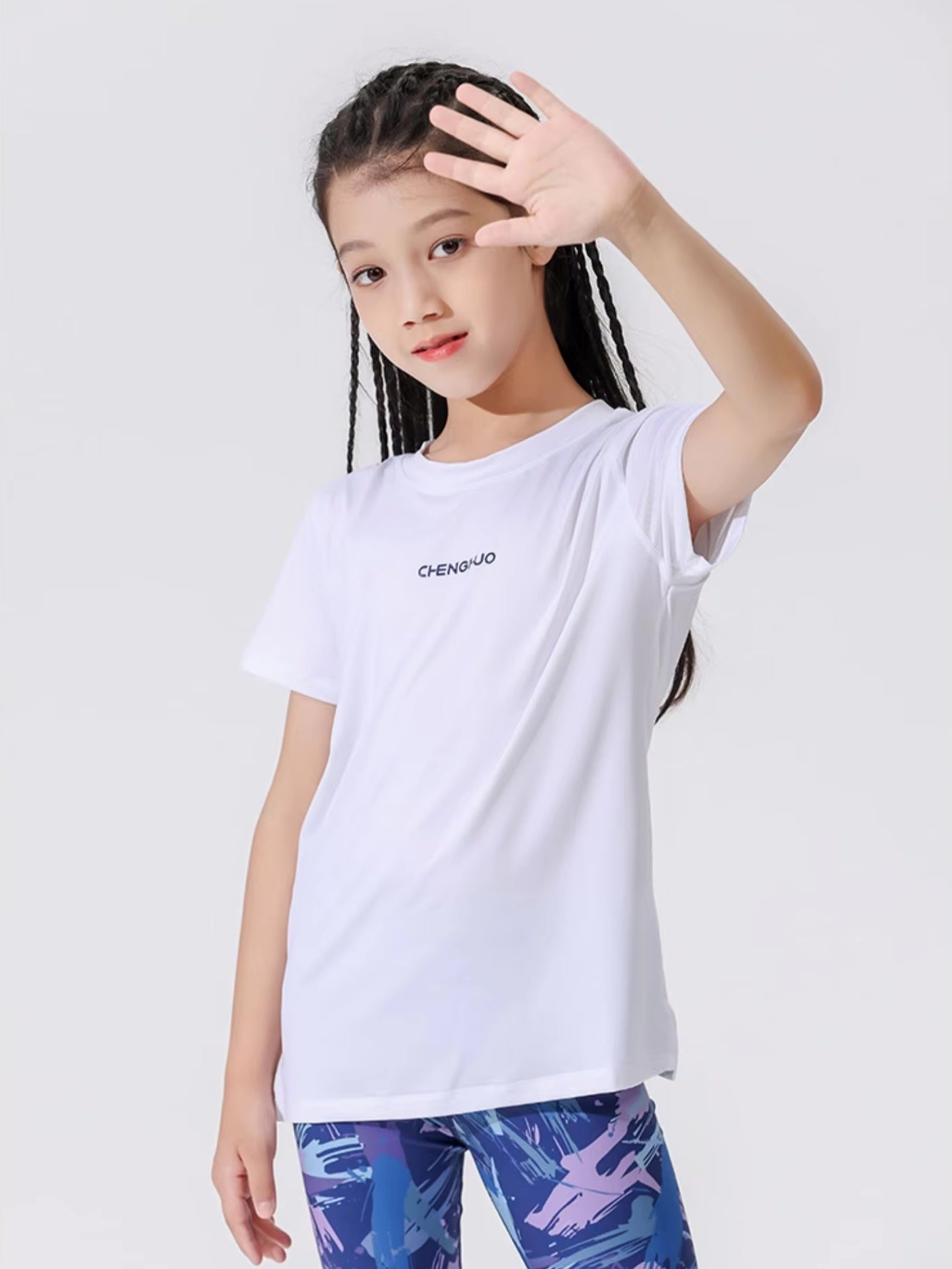 キッズハイストレッチ速乾Tシャツ