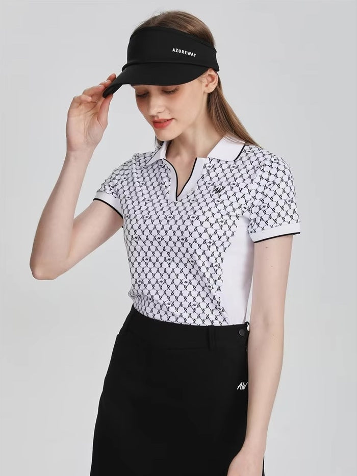 エレガントモノグラム ゴルフポロシャツ