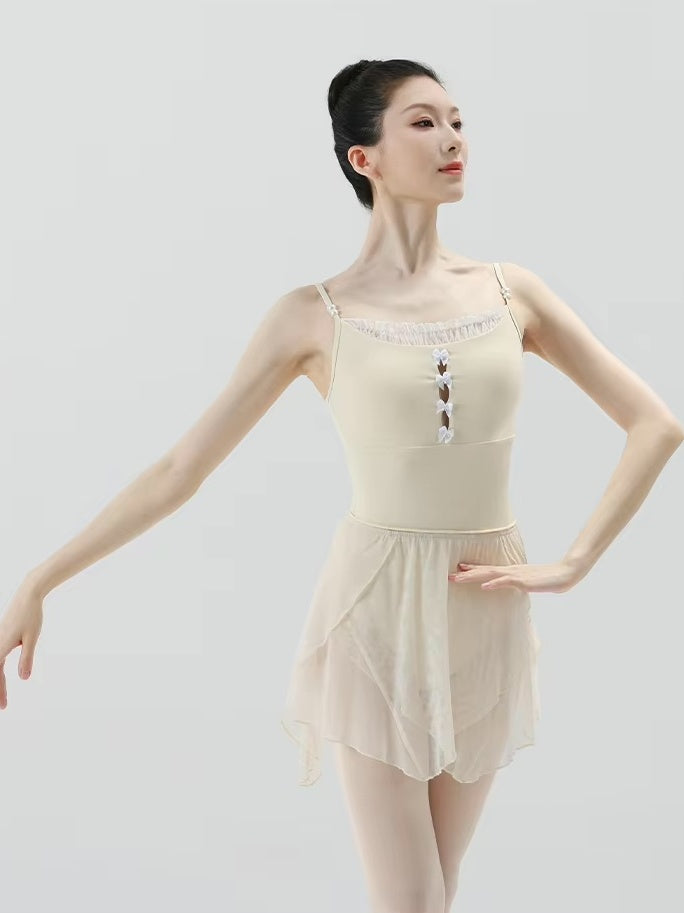 クリームリリィバレエレオタードセット