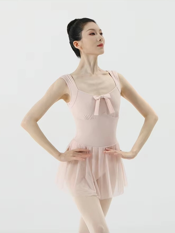 リボンバレエレオタード