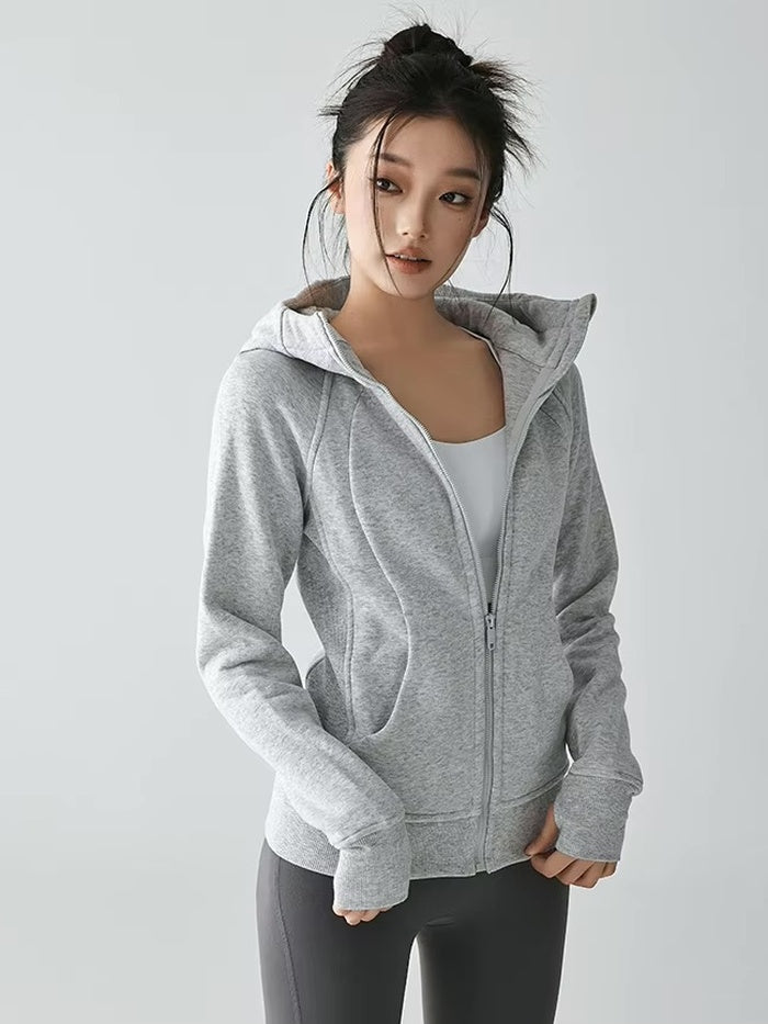 マルチカラーフィットパーカー