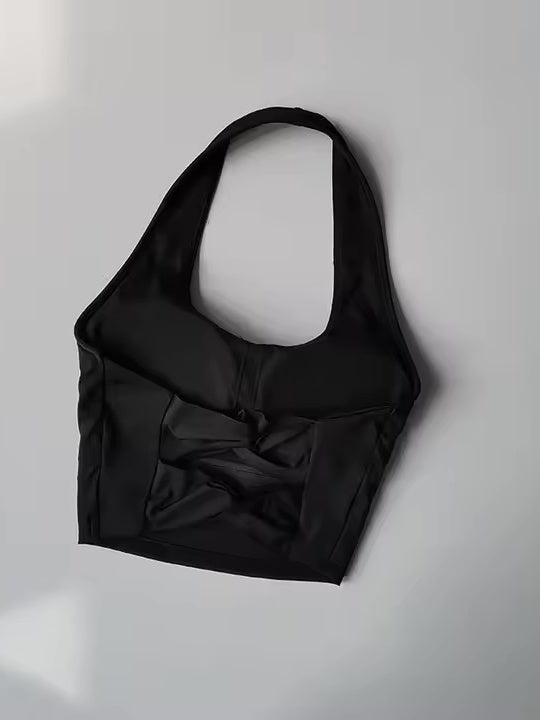 バッククロスホルターヨガタンク