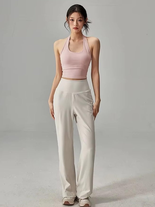 バッククロスホルターヨガタンク