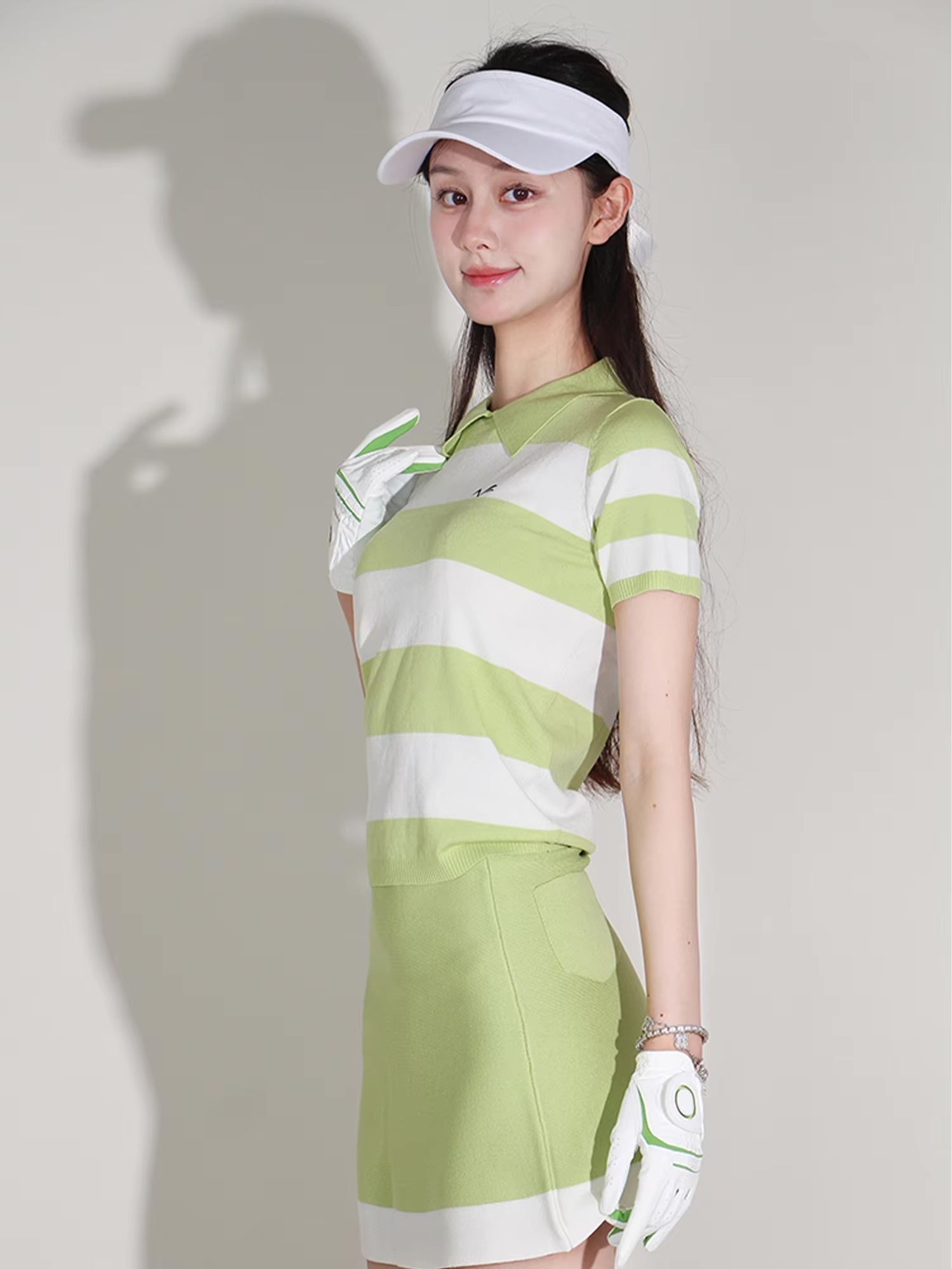 ボーダーニットゴルフセットアップ