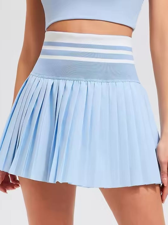 ラインリブアクティブプリーツスカート