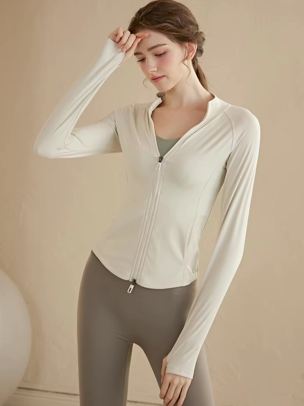 ライトフィット ジップアップスポーツジャケット