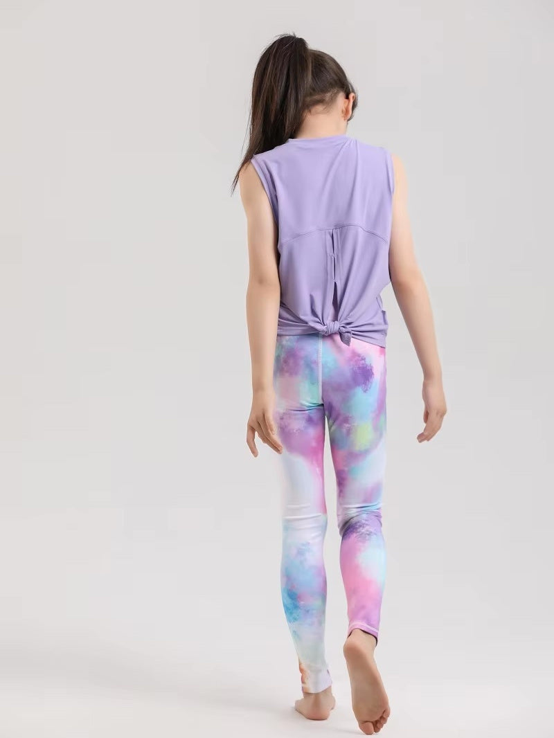 ジュニアカラフル＆ベーシック ストレッチレギンス