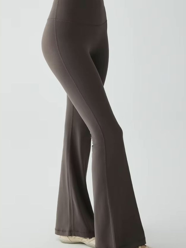 ハイウエスト フレアフィットレギンス