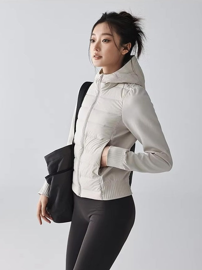 ライトダウンフーディージャケット