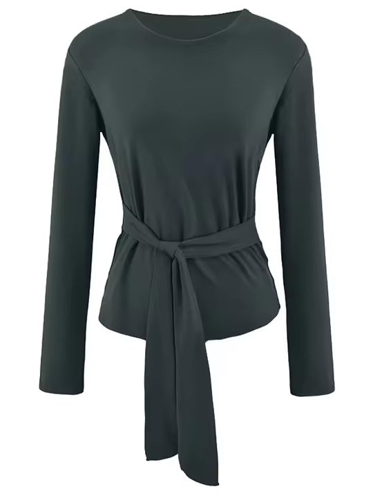 リボンタイルーズフィットチュニック