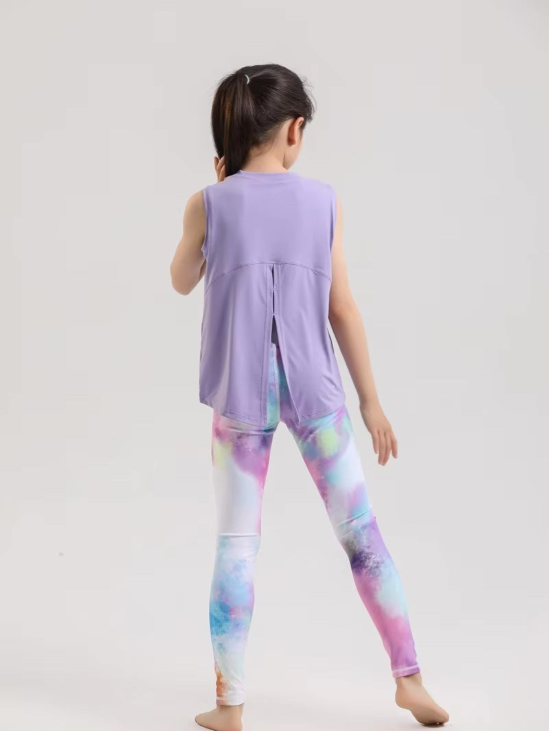 ジュニアカラフル＆ベーシック ストレッチレギンス