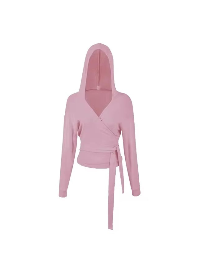 クロスフロント フィットネスフーディ