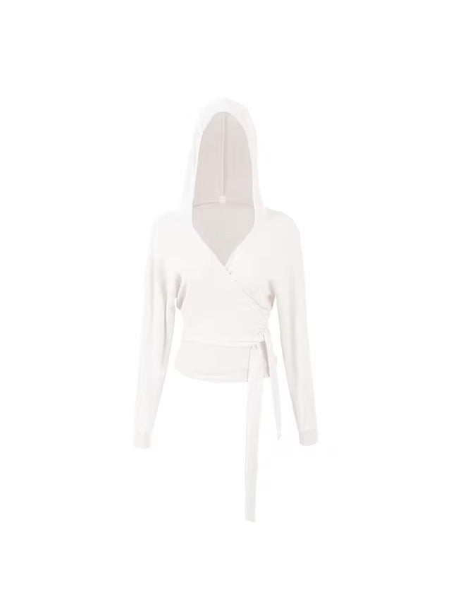 クロスフロント フィットネスフーディ