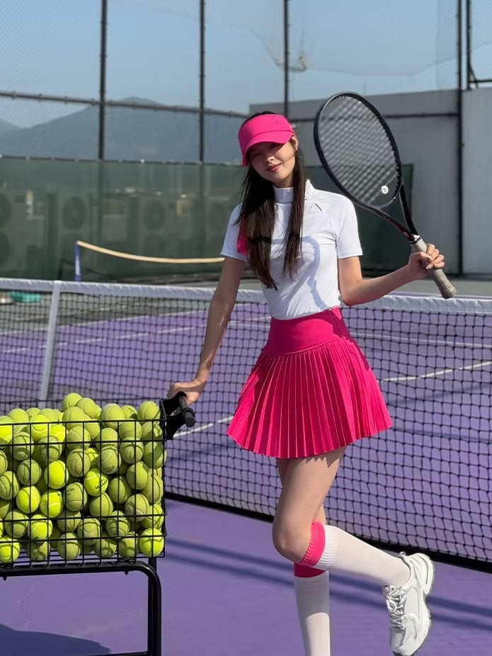 フレッシュピンク・テニスウェア