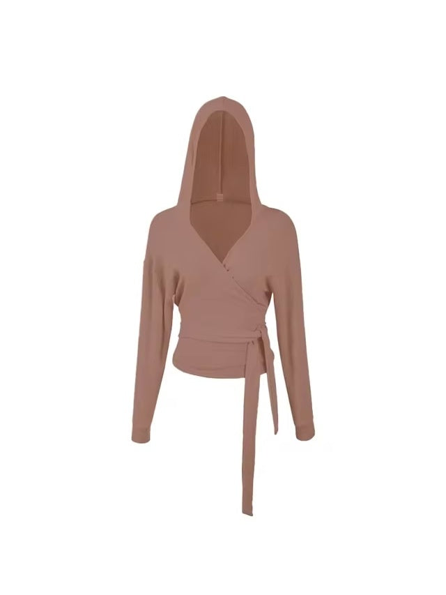 クロスフロント フィットネスフーディ