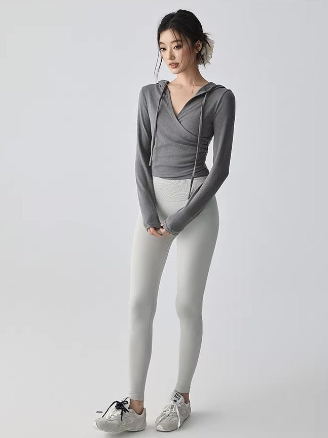 クロスラップ フーディトップ