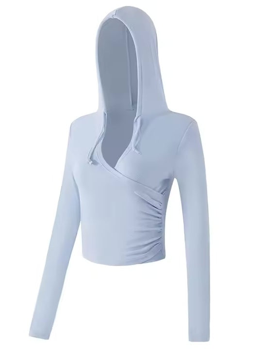 クロスラップ フーディトップ