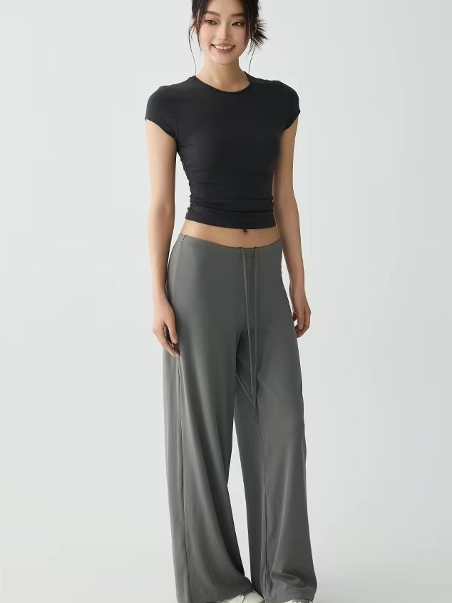 スムースストレッチ ワイドヨガパンツ