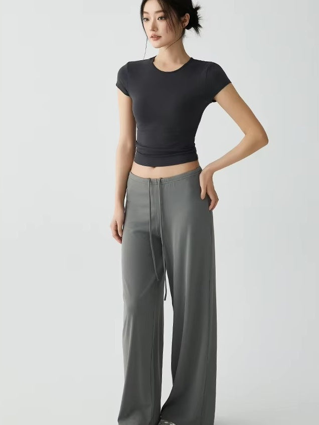 スムースストレッチ ワイドヨガパンツ