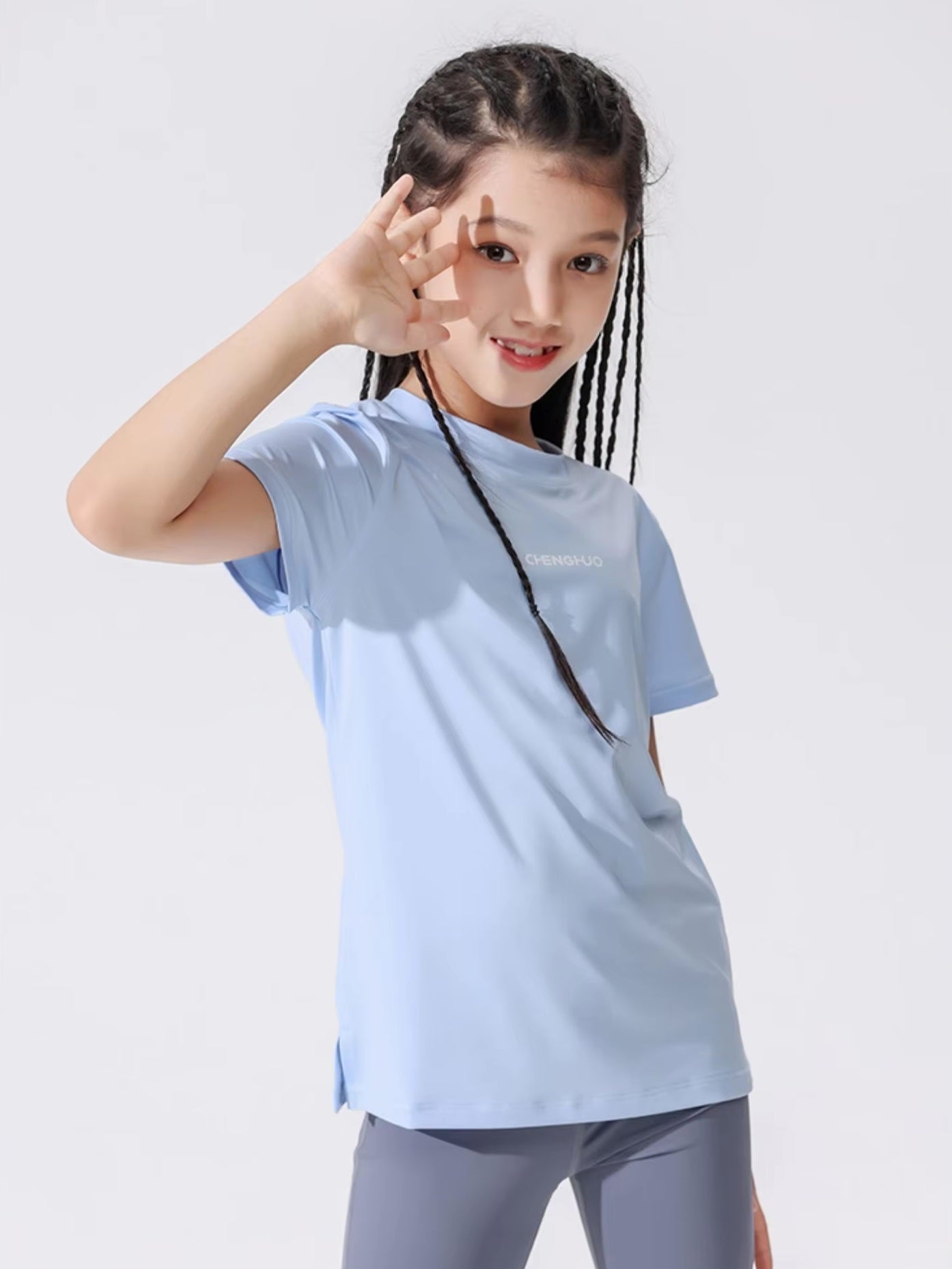 キッズハイストレッチ速乾Tシャツ