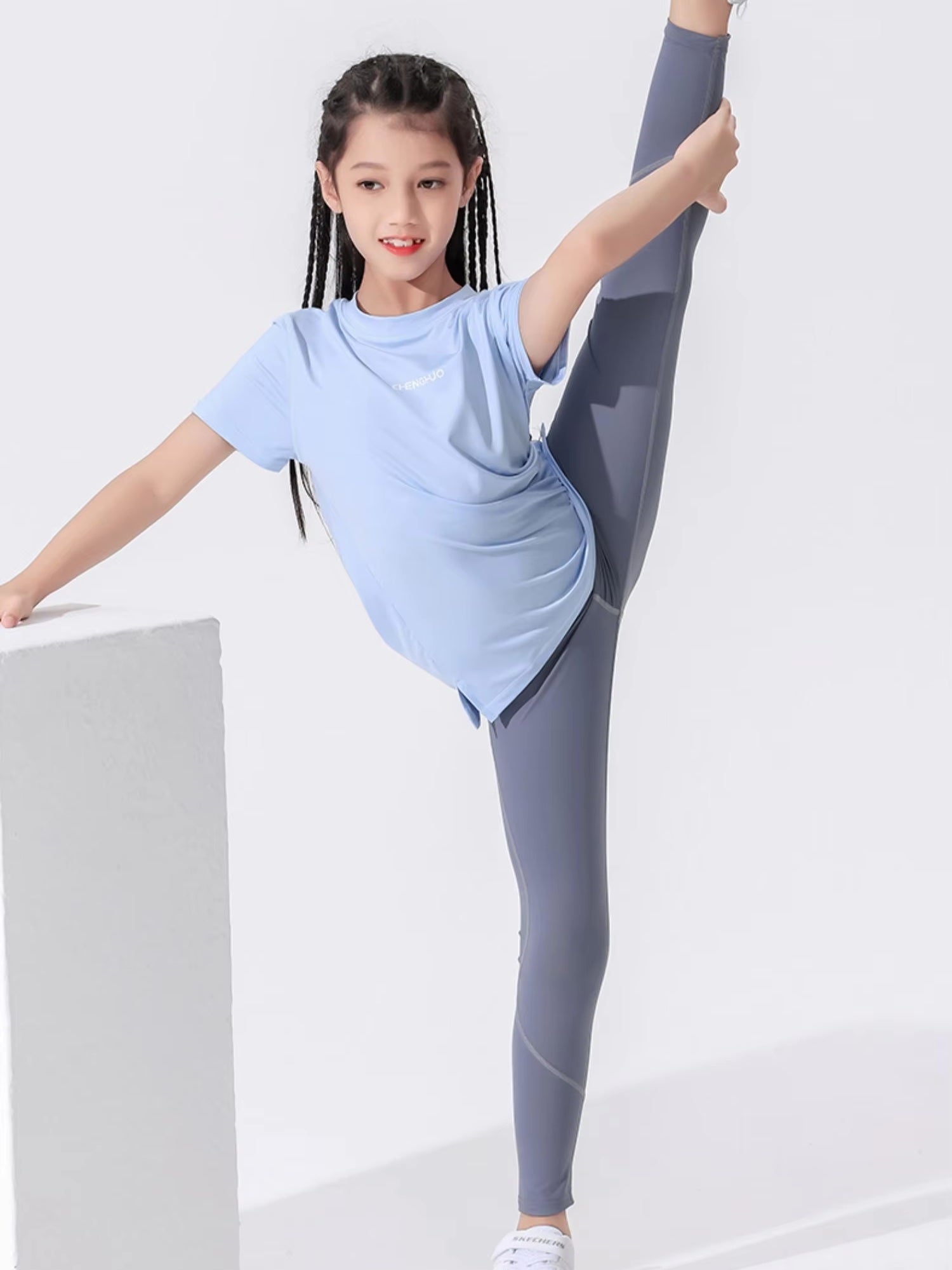 キッズハイストレッチ速乾Tシャツ