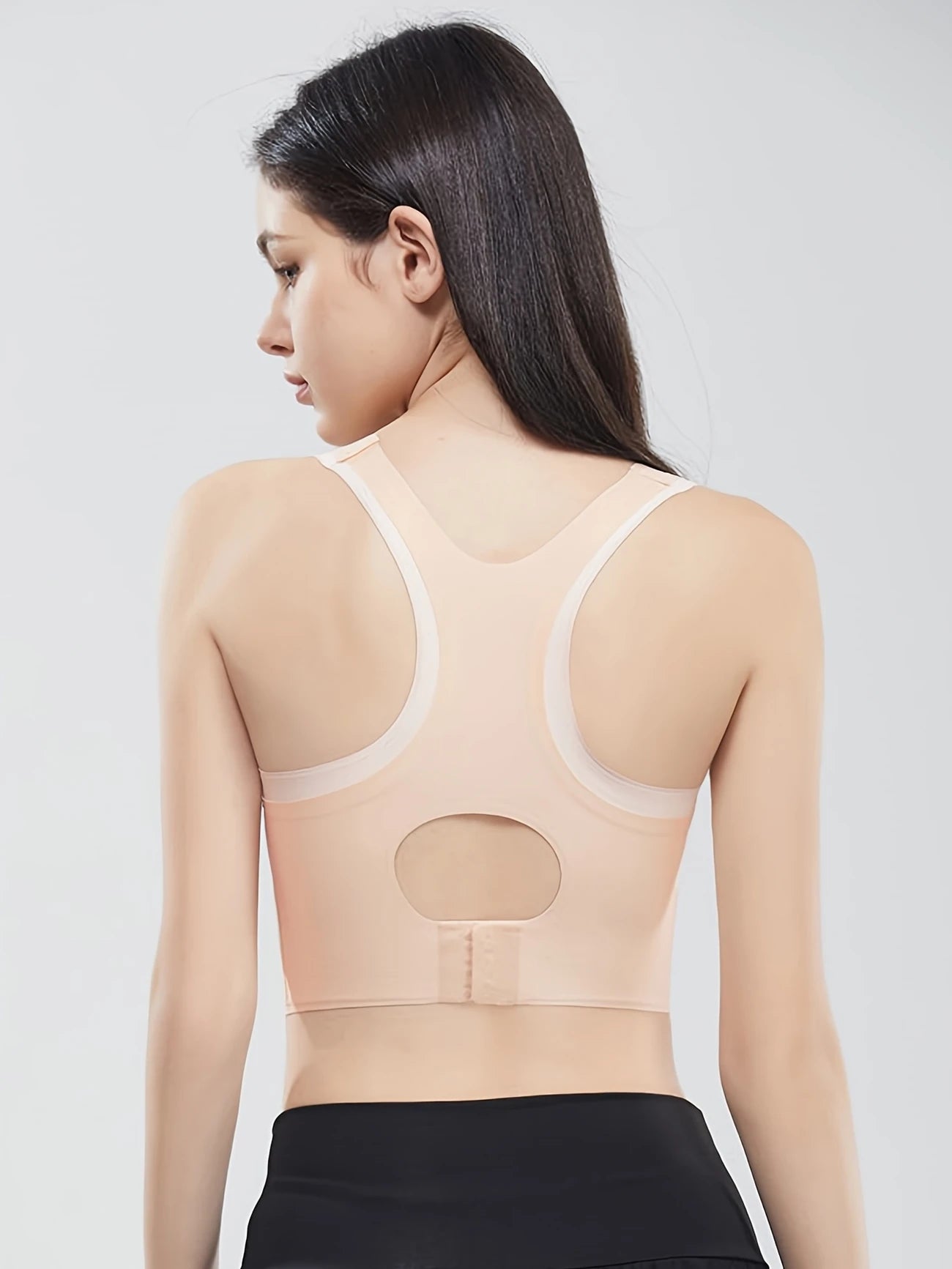 ハイサポートバックオープンシームレスブラ