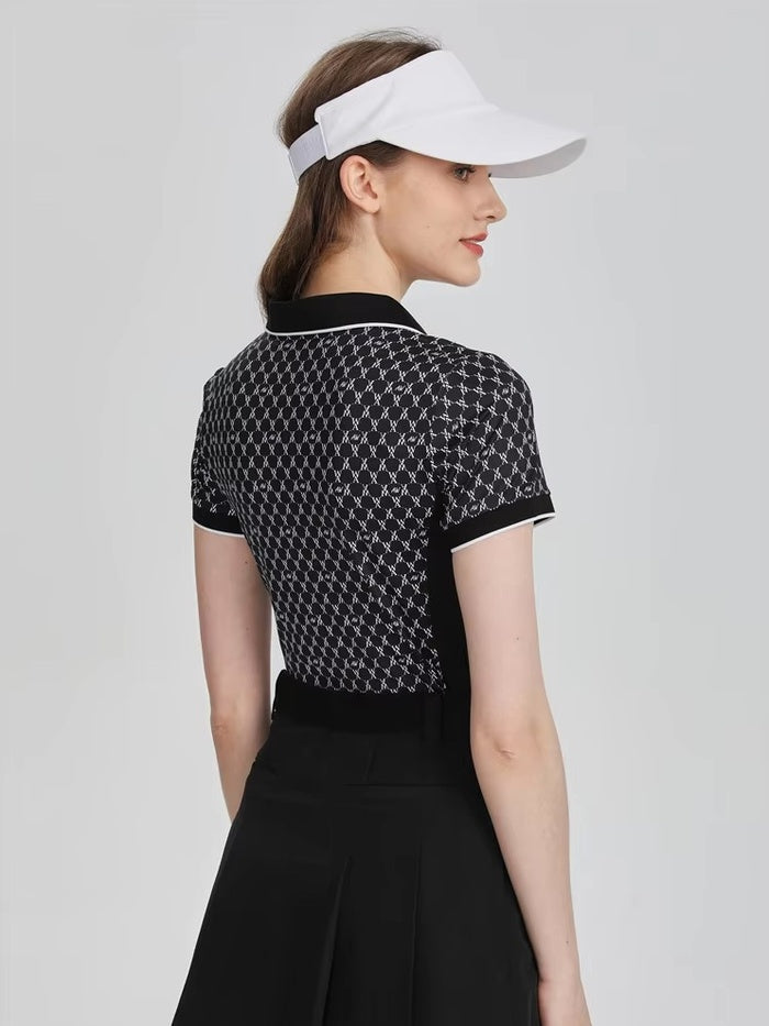 エレガントモノグラム ゴルフポロシャツ