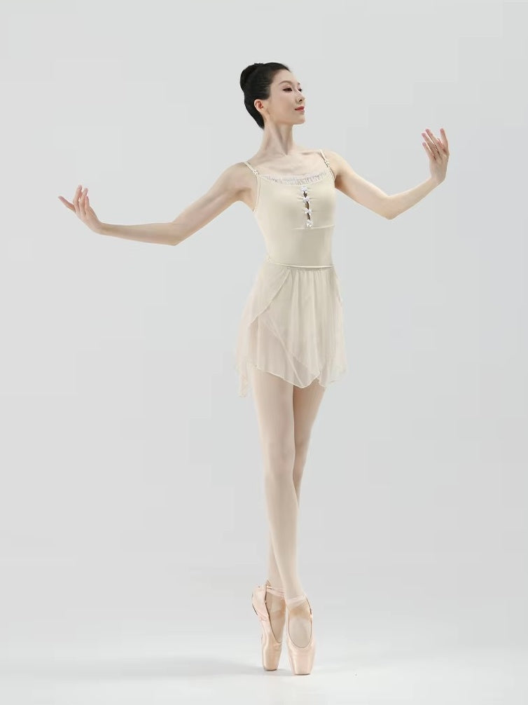 クリームリリィバレエレオタードセット