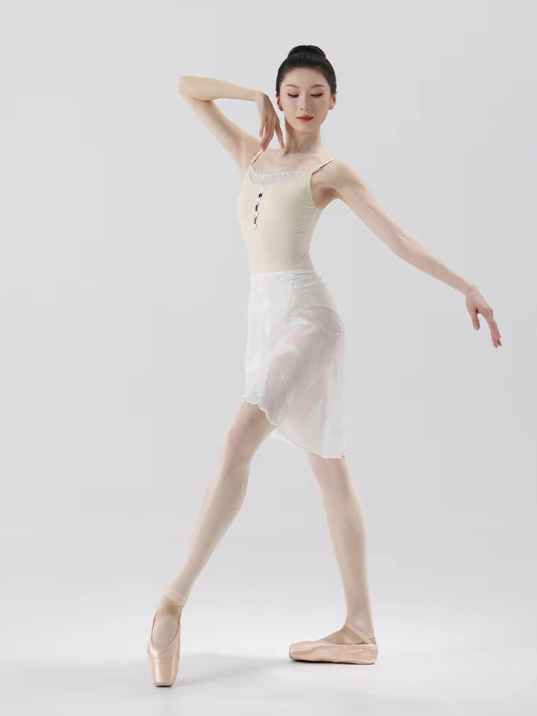 クリームリリィバレエレオタードセット