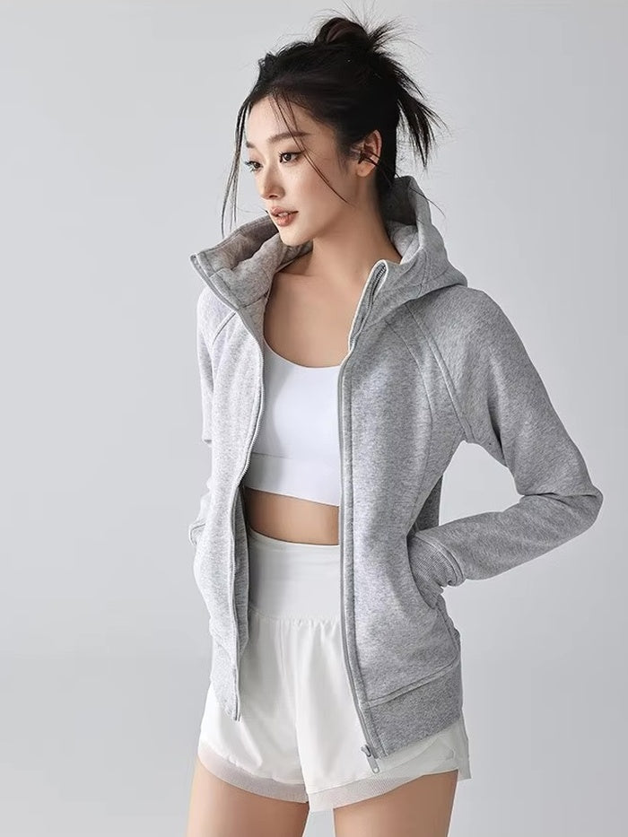 マルチカラーフィットパーカー