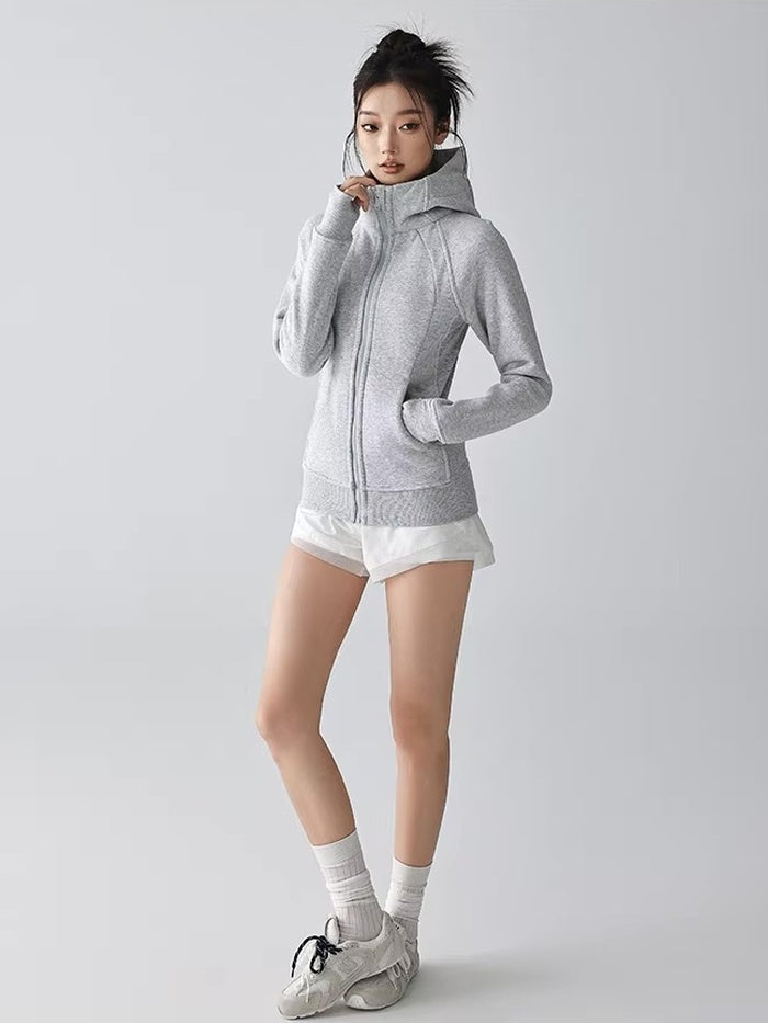 マルチカラーフィットパーカー