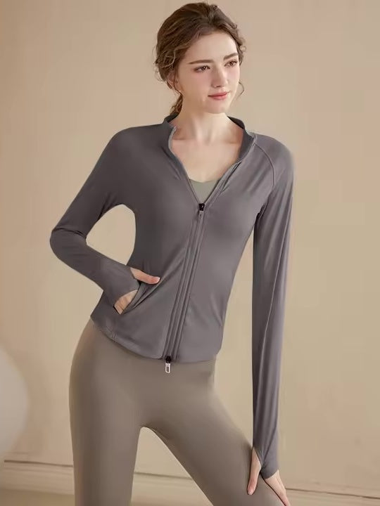 ライトフィット ジップアップスポーツジャケット