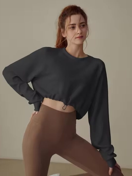 カラフルクロップドスウェット