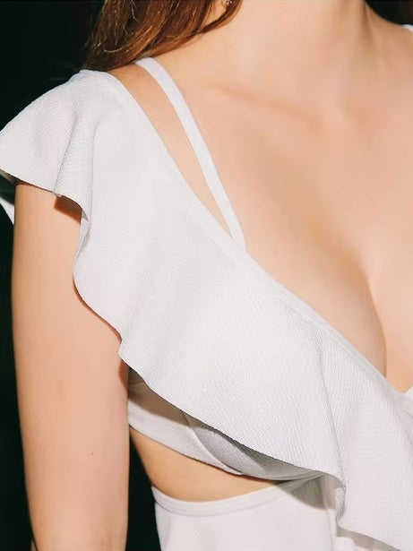 フリルスリーブフェミニンビキニセット